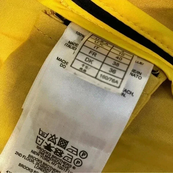 Brooks Brothers made in  Italy navy heavy cotton jacket - Picture 5 of 8